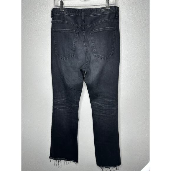 AG Black Alexxis Boot High Rise Vintage Boot Jeans Raw Hem 31 - Picture 8 of 16